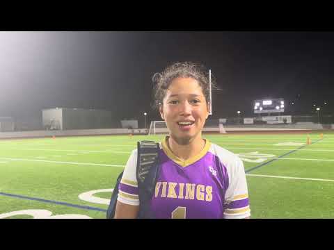 SPORTS: Valencia's Camila Quintero speaks on the 19-7 flag football win over Hart